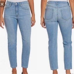 Ella Moss High Waist Straight Leg Jeans
